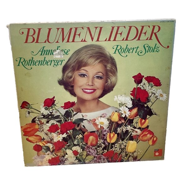 Anneliese Rothenberger, Robert Stolz Blumenlieder (Vinyl) BASF 20 21458-3 VG+ LP - Picture 1 of 11